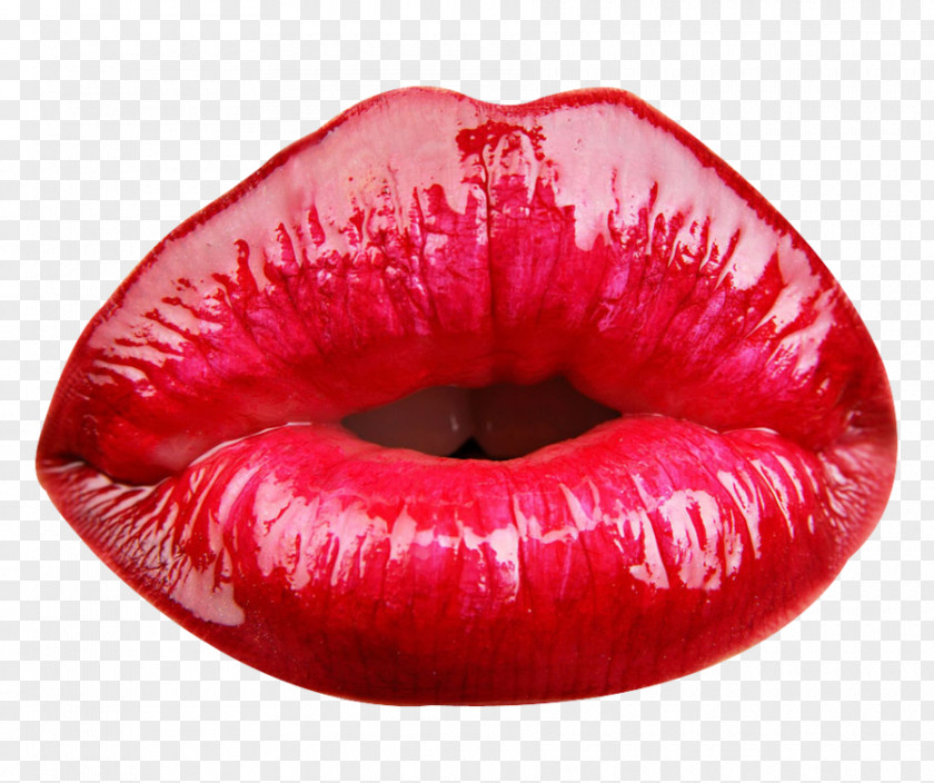 Red Lips Image Lip Balm Augmentation Cosmetics Lipstick PNG