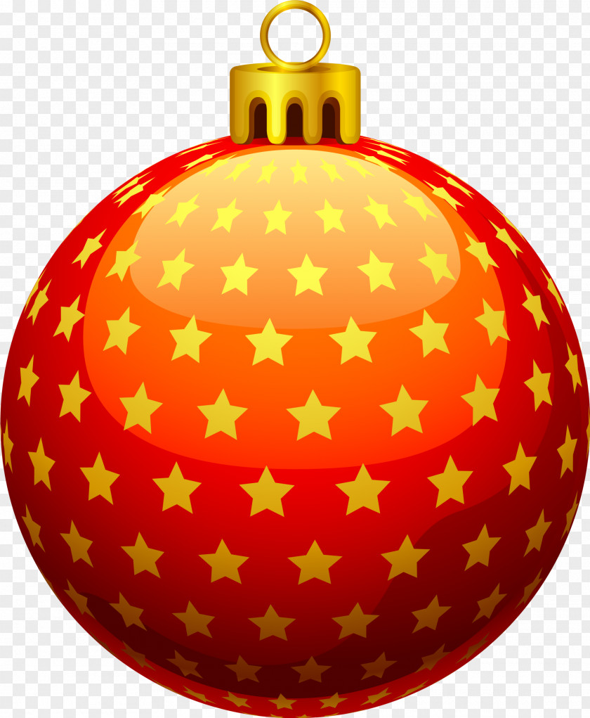 Small Fresh Red Ball Christmas Ornament Clip Art PNG