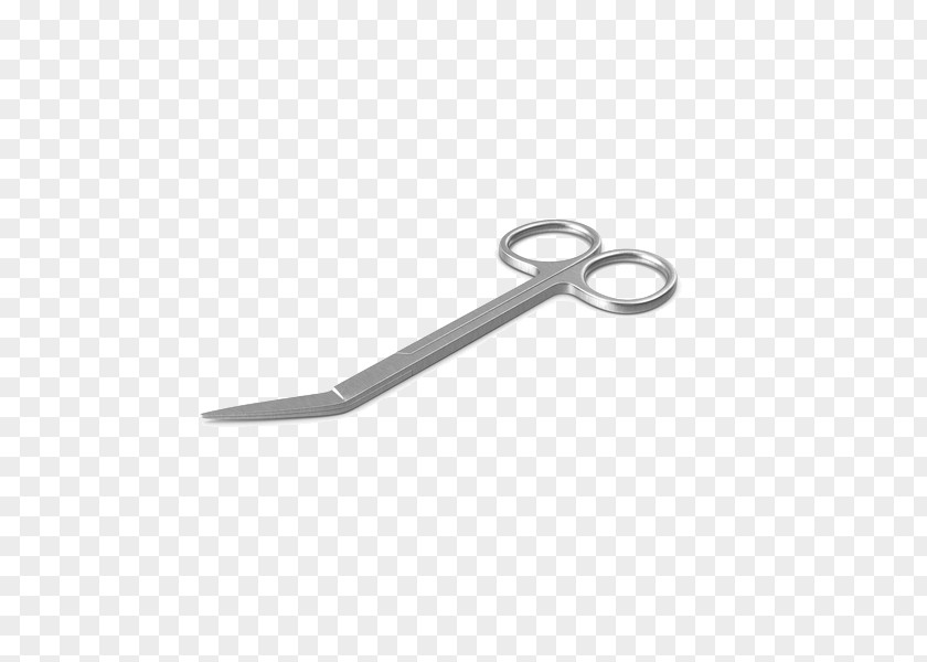 Angled Medical Scissors Download Icon PNG