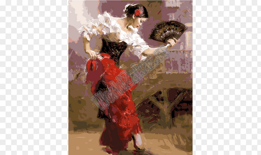 Painting Dance Oil Flamenco Artist PNG
