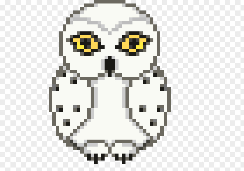 Pixel Art Hedwig Museum PNG