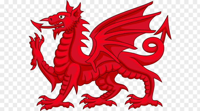 Animal Figure Red Welsh Dragon PNG