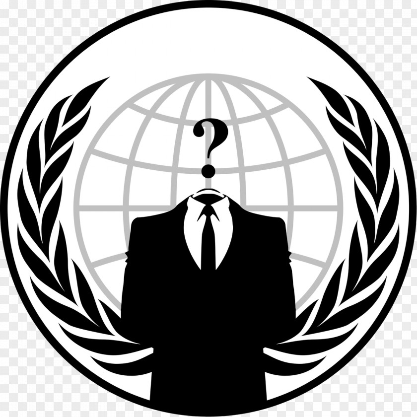 Anonymous Mask Logo Hacktivism PNG