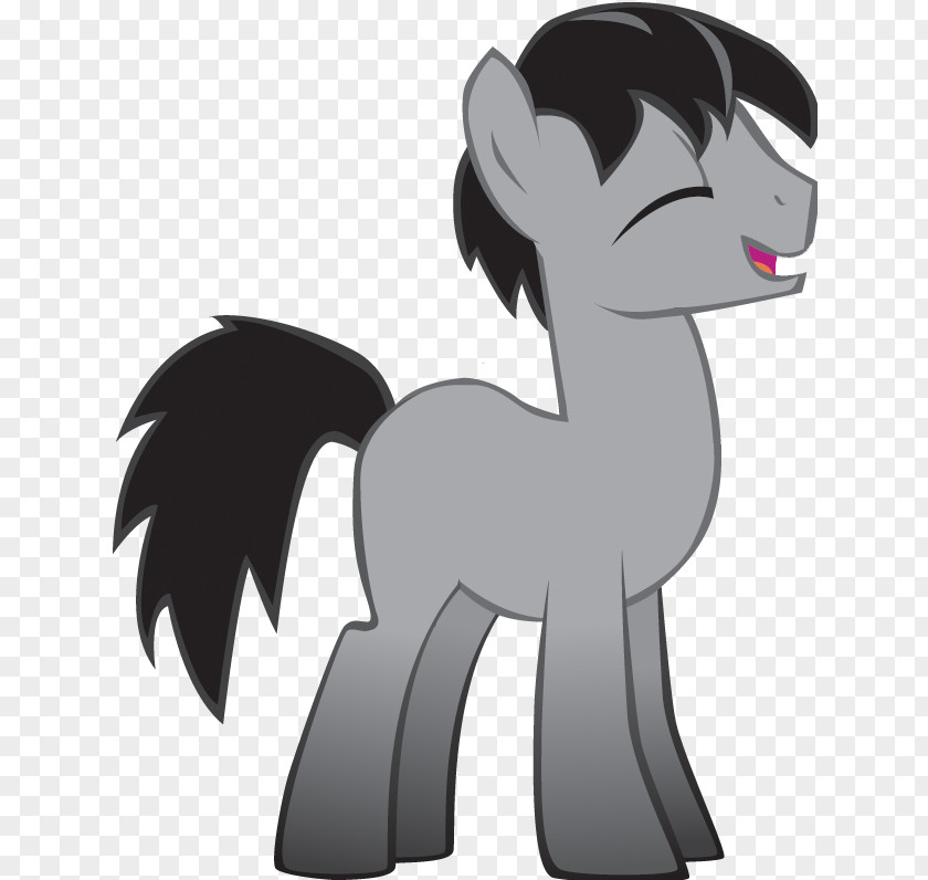 Horse My Little Pony Mane Gray PNG
