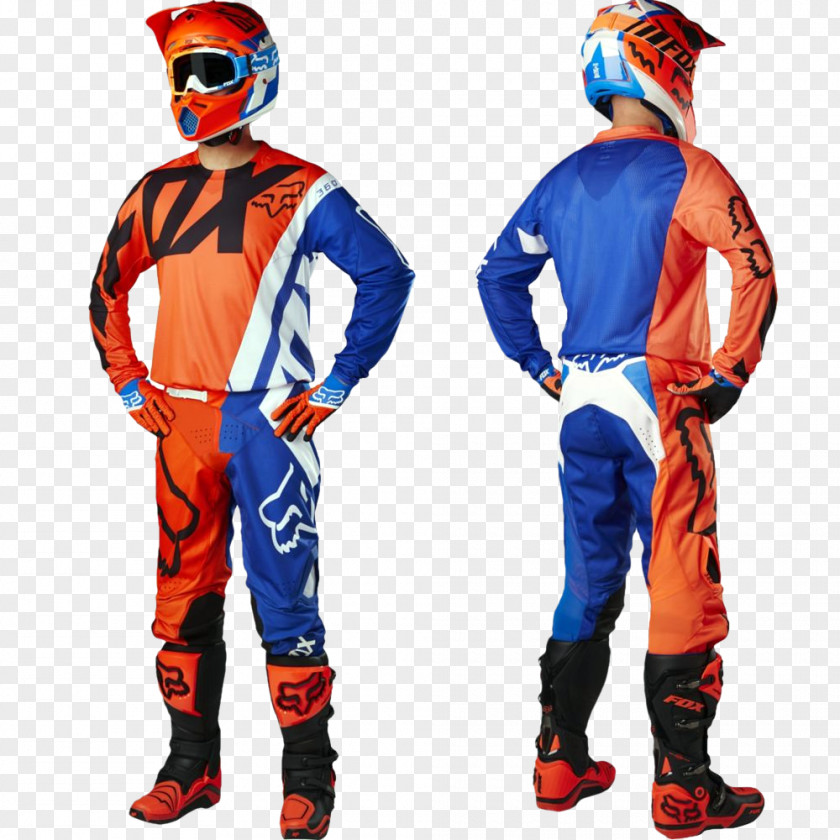 Orange Cross Fox Racing T-shirt Clothing Motocross Pants PNG