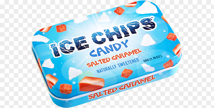 Salted Caramel Food Ice Chips Candy PNG