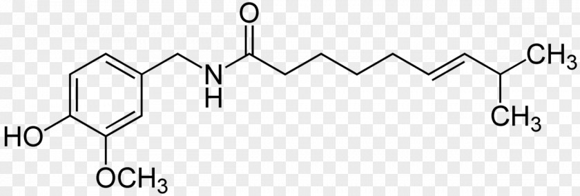 Science Dihydrocapsaicin Chemical Formula Molecule Structural PNG