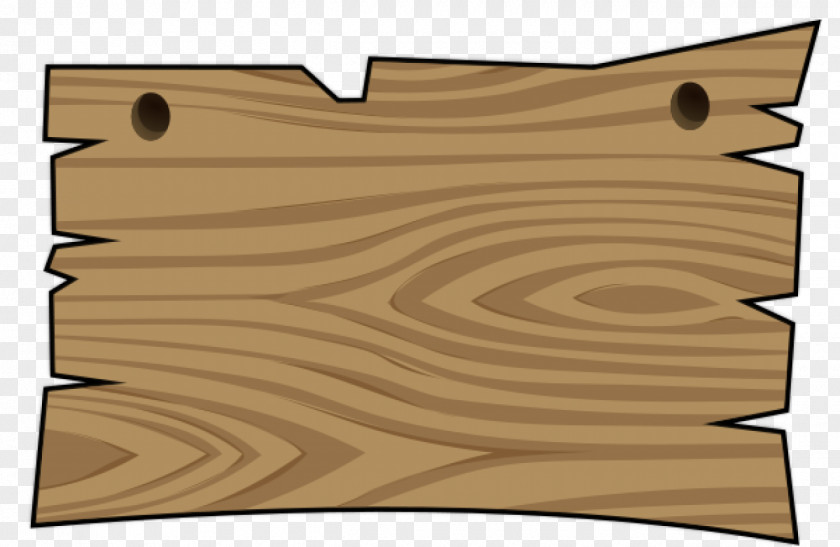 Sign Cartoon Wooden Wood Grain Clip Art Plank PNG