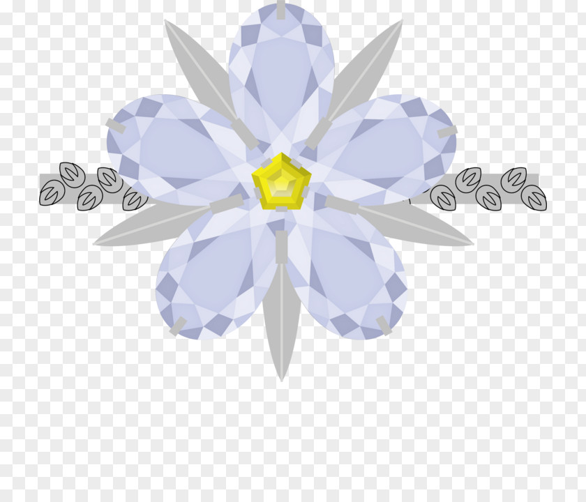 Wildflower Jewellery Blue Iris Flower PNG