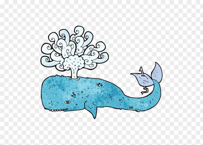Cartoon Dolphin Material Illustration PNG