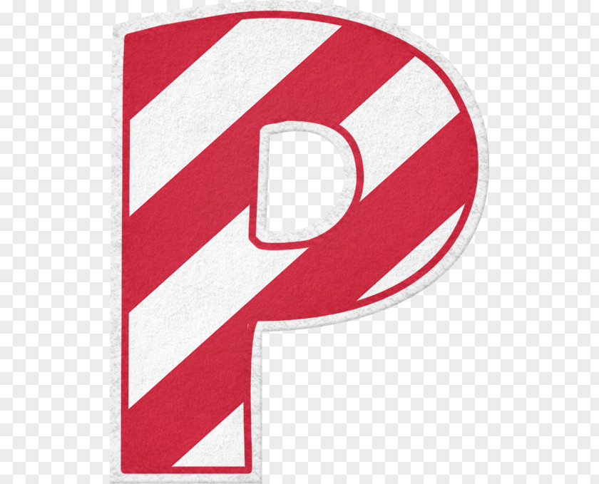 Christmas Letter P Alphabet Typeface PNG