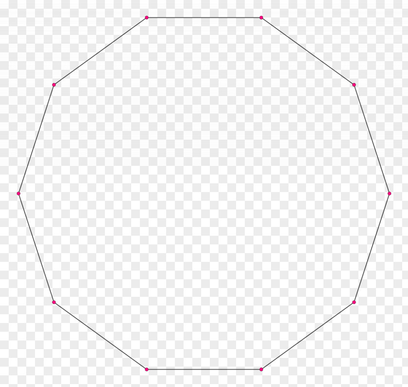 Circle Equilateral Triangle Decagon Polygon PNG