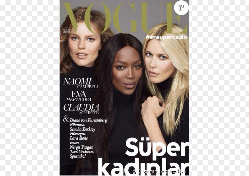 Naomi Campbell Eva Herzigová Claudia Schiffer Vogue Model PNG