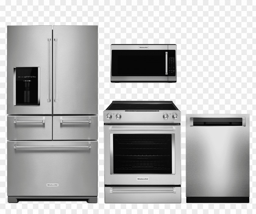 Refrigerator Microwave Ovens Gas Stove Cooking Ranges KitchenAid PNG