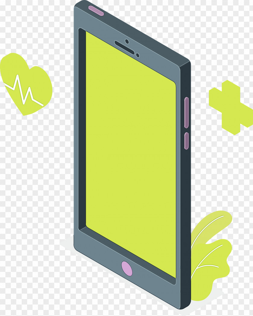Smartphone Yellow Computer Monitor Multimedia Mobile Phone PNG
