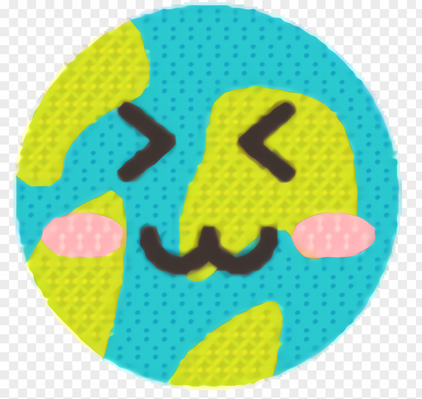 Smile Emoticon Green Circle PNG