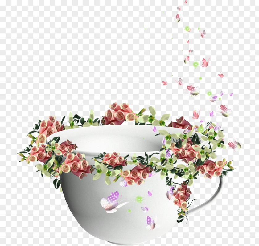 Tea Flowering Blog Cup PNG