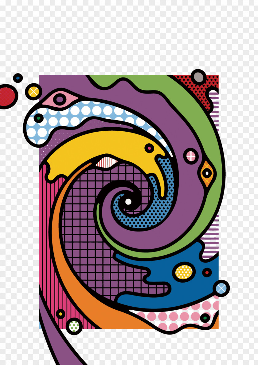 Vector Abstract Illustration Illustrator Drawing Graphic Design PNG