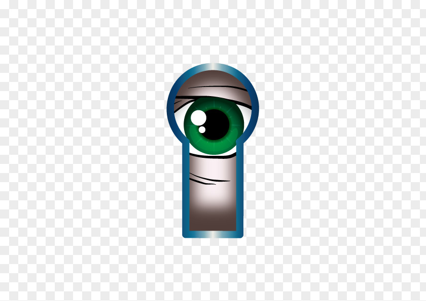 Vector Door Peeping Eye Download PNG