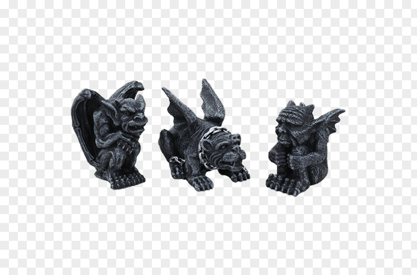 Chimera Miniature Gargoyle Statue Figurine Sculpture PNG