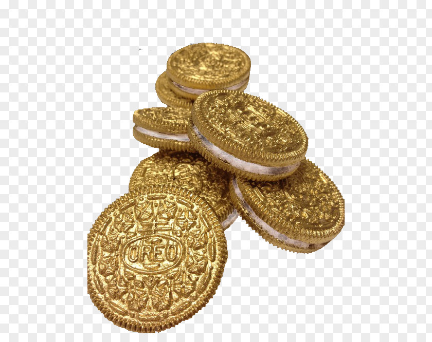 Oreo Gold Stuffing Metal Wedding Cake PNG