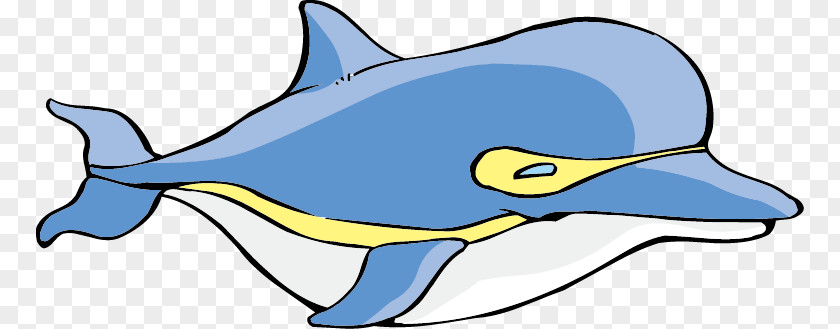 Vector Cartoon Dolphin Common Bottlenose PNG