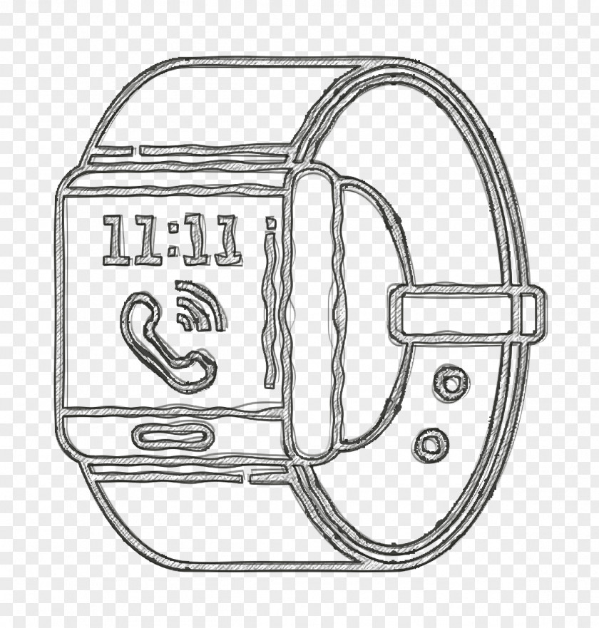 Clock Icon Smart Technology PNG