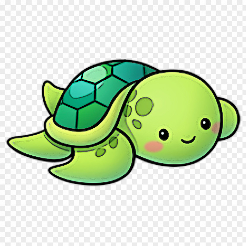 Green Sea Turtle Cartoon PNG