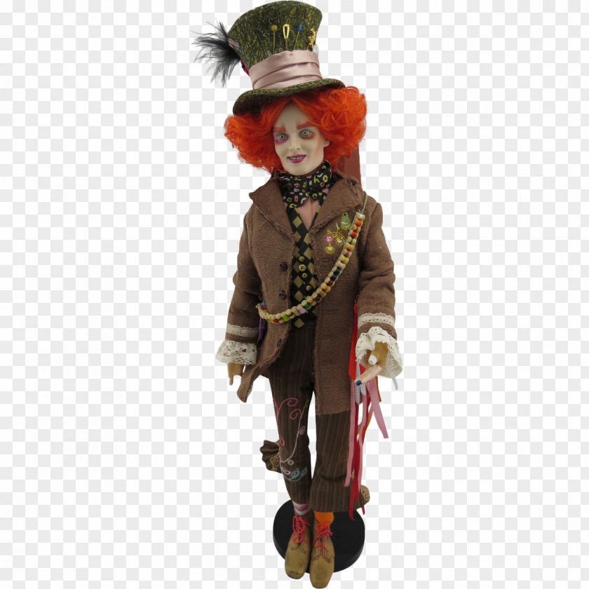 Mad Hatter Figurine Costume Profession PNG