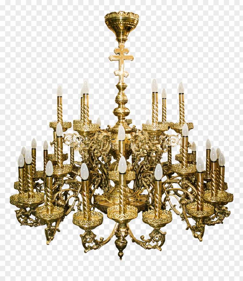 Panikadilo Chandelier Posad-Izograf Temple Ironwork PNG