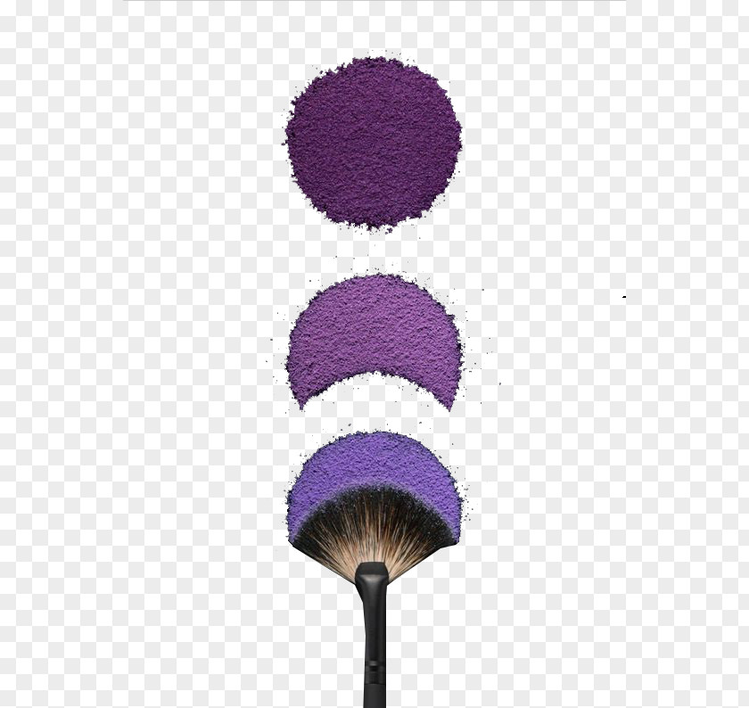 Purple Eye Shadow Makeup Brush Applicator Cosmetics Make-up PNG