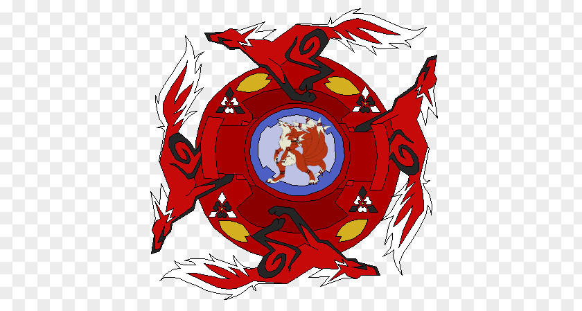 Traditional Japanese Demon Art Pig Design Beyblade Concept Illustration PNG