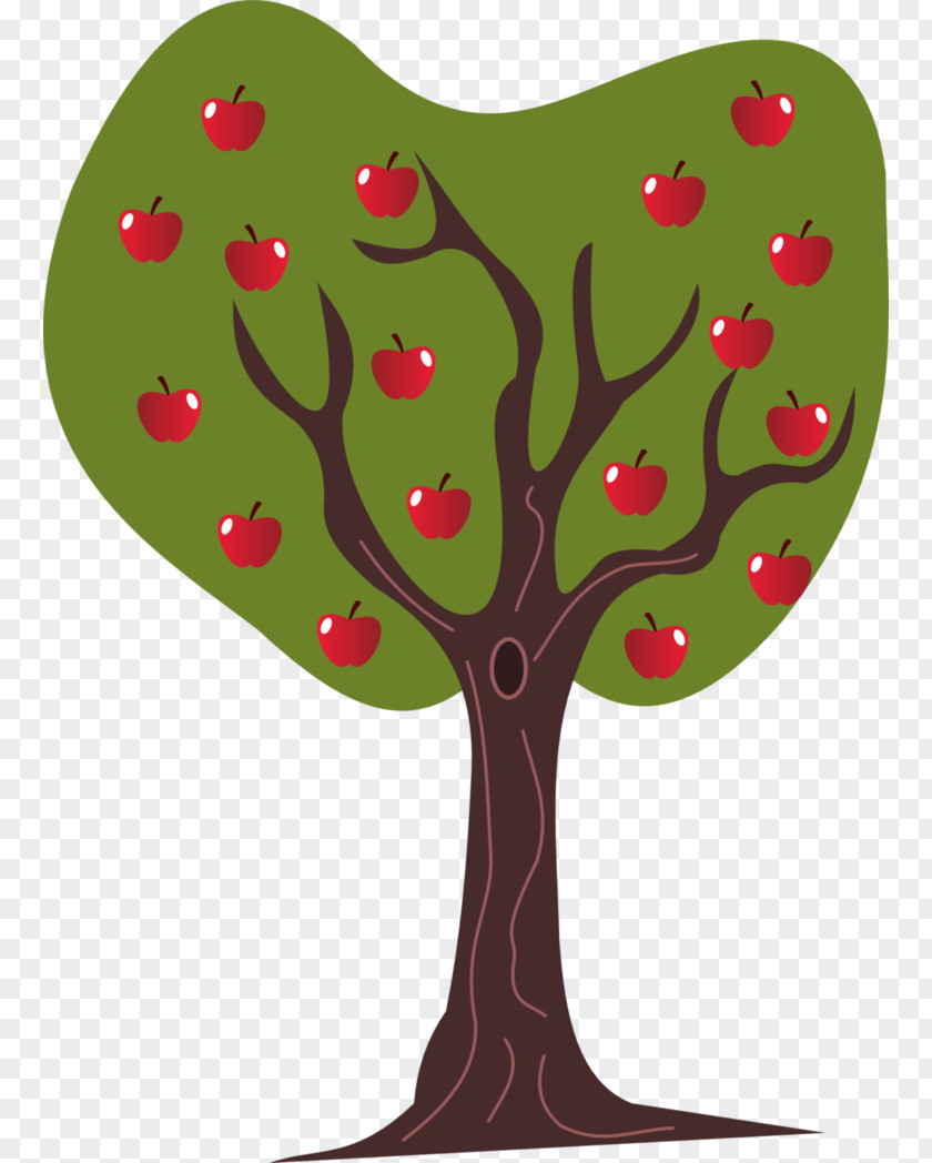 Apple Tree Flowerpot Flowering Plant Fruit PNG