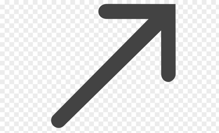 Arrow Diagonal Symbol Number PNG