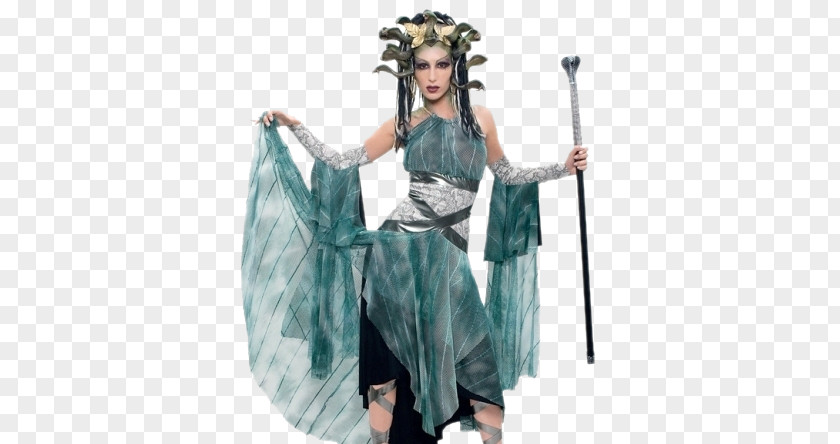 Halloween Medusa Costume Party PNG