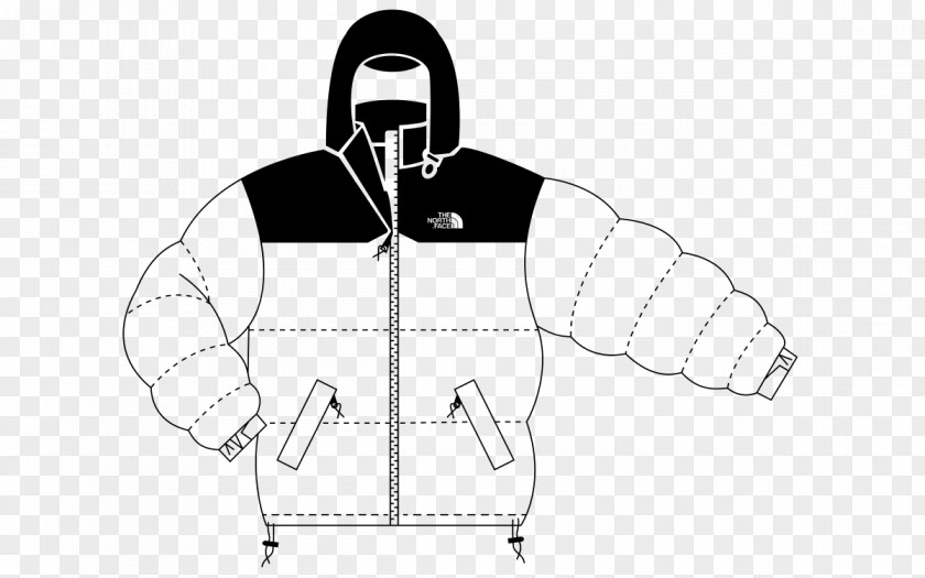 Jacket Nuptse Outerwear The North Face Brand PNG