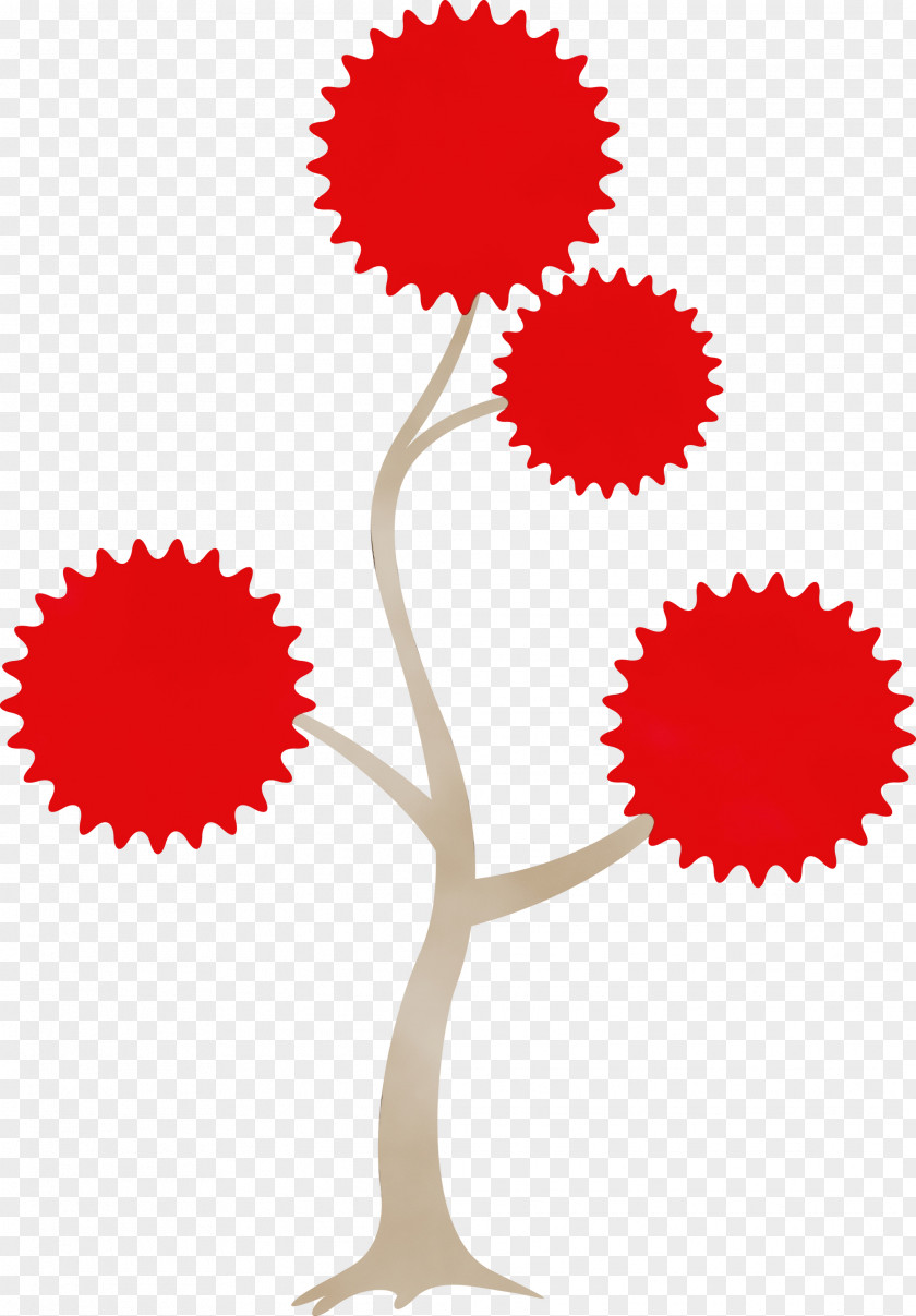 Red Plant Flower PNG