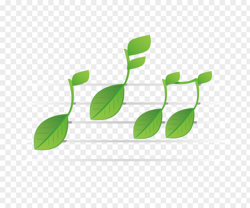 Musical Note Green Download Icon PNG