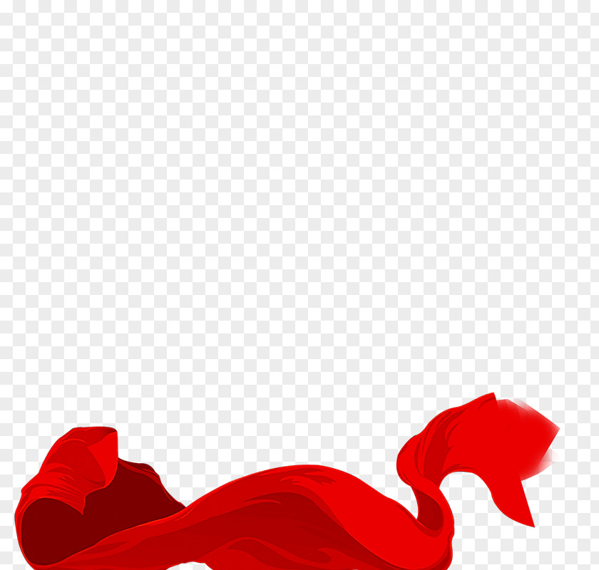 Ribbon Red Chouzi Textile Silk PNG