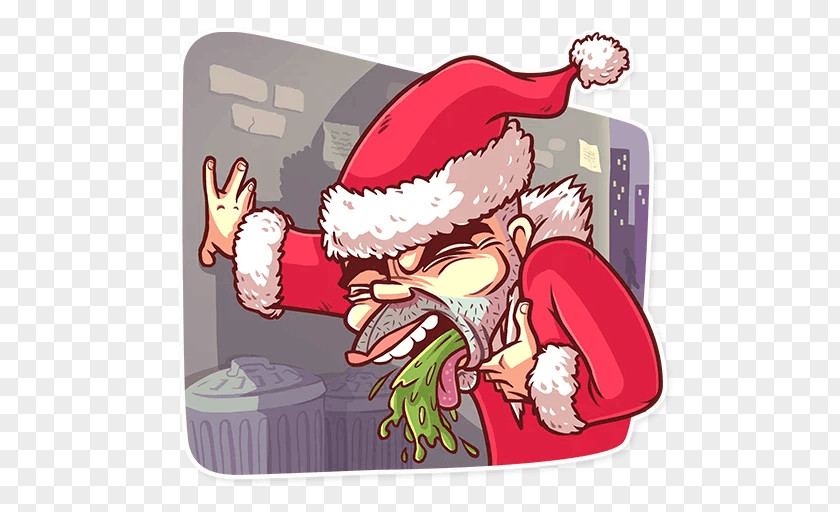 Santa Claus New Year Bad Christmas Day Text PNG