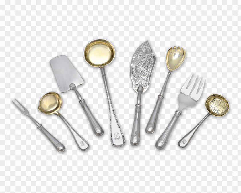 Silver Cutlery Tableware Kitchen Utensil Fork Spoon PNG