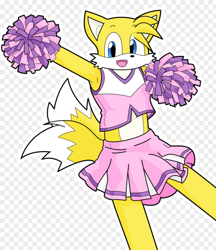 Sonic The Hedgehog Tails Chaos Cheerleading Uniforms PNG