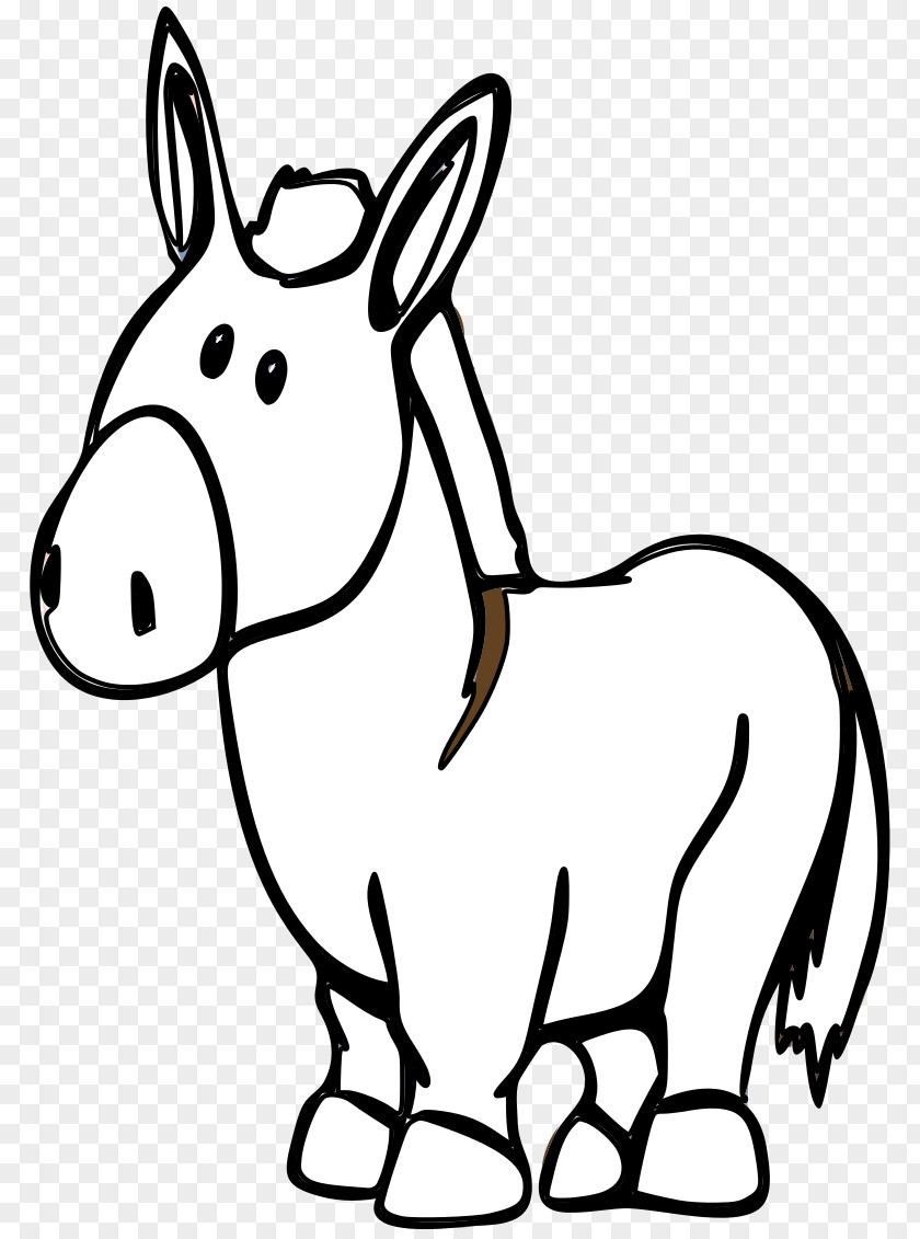 Donkey Drawing Cartoon Clip Art PNG