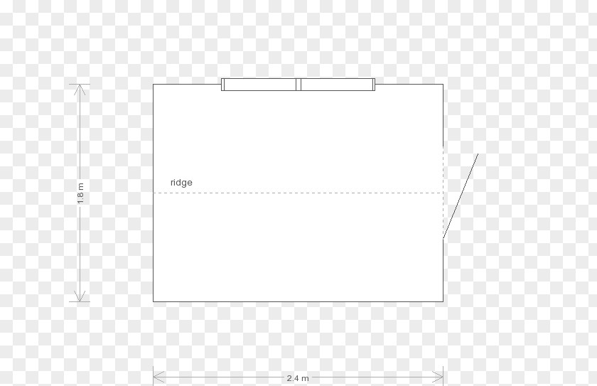 Garden Shed Paper Line Angle Diagram PNG
