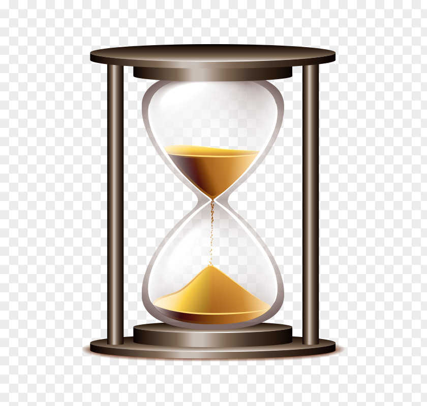 Hourglass Clock Icon PNG