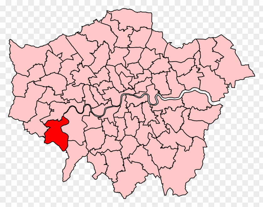 Map Richmond Park Harrow East Electoral District Chingford And Woodford Green Ealing North PNG