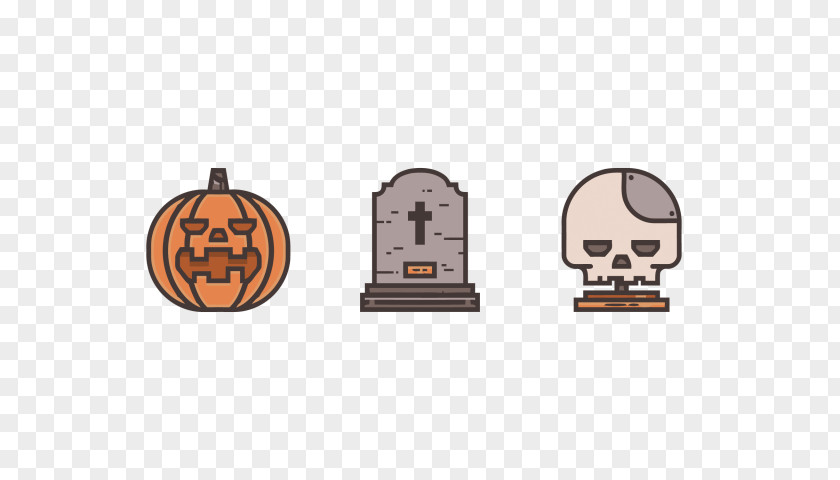 Vector Pumpkin Head And Skull Grave Pie Adobe Illustrator Tutorial PNG