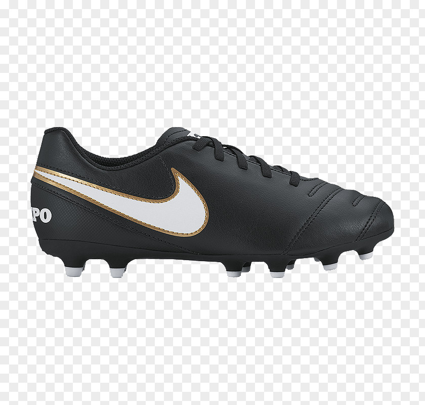 Black Gold Color Nike Tiempo Football Boot Mercurial Vapor Cleat PNG