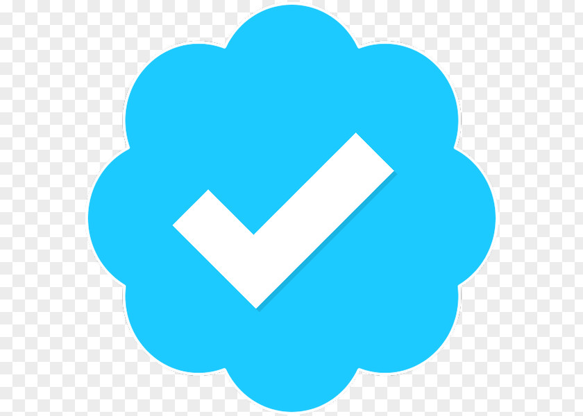 Blue Tic Social Media Check Mark Symbol User PNG