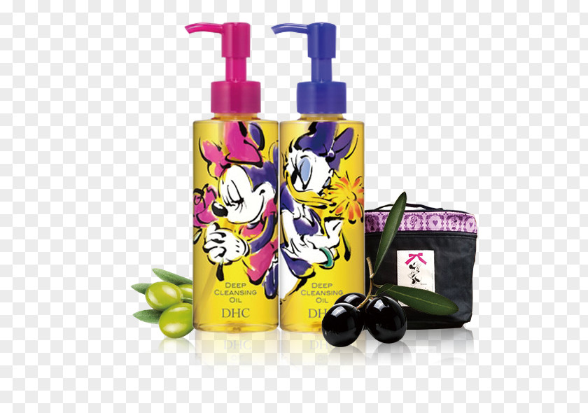 Disney Cleansing Oil Bottle Cleanser Cosmetics Daigaku Honyaku Center PNG